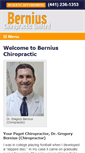 Mobile Screenshot of berniuschiropractic.com