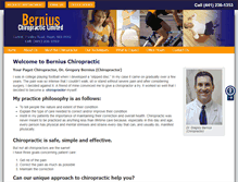 Tablet Screenshot of berniuschiropractic.com